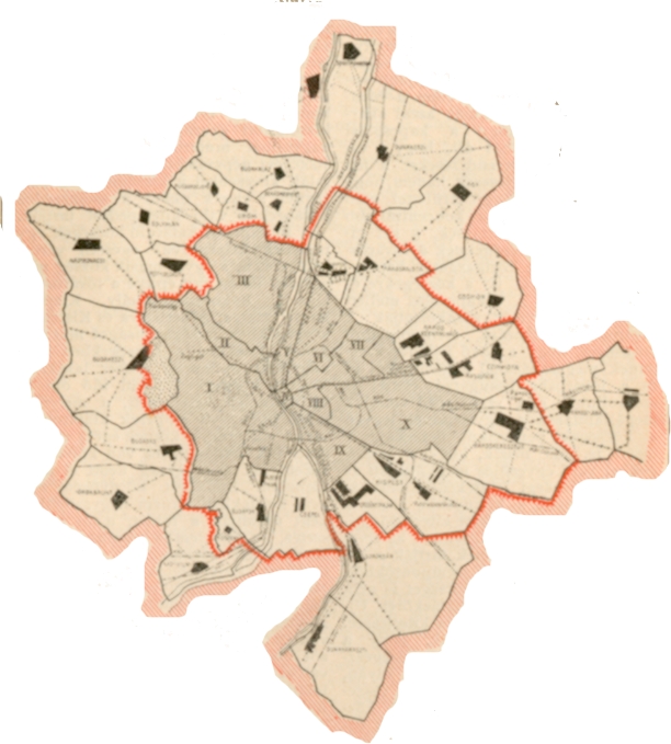 budapest térkép kerületek határai Index   Urbanista   A XVII. kerület még Budapest? És Budaörs már  budapest térkép kerületek határai
